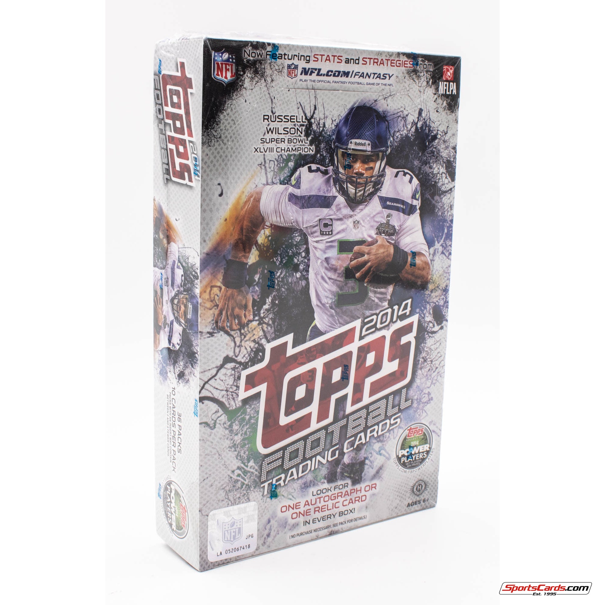 2014 Topps Football Factory Sealed Hobby Box