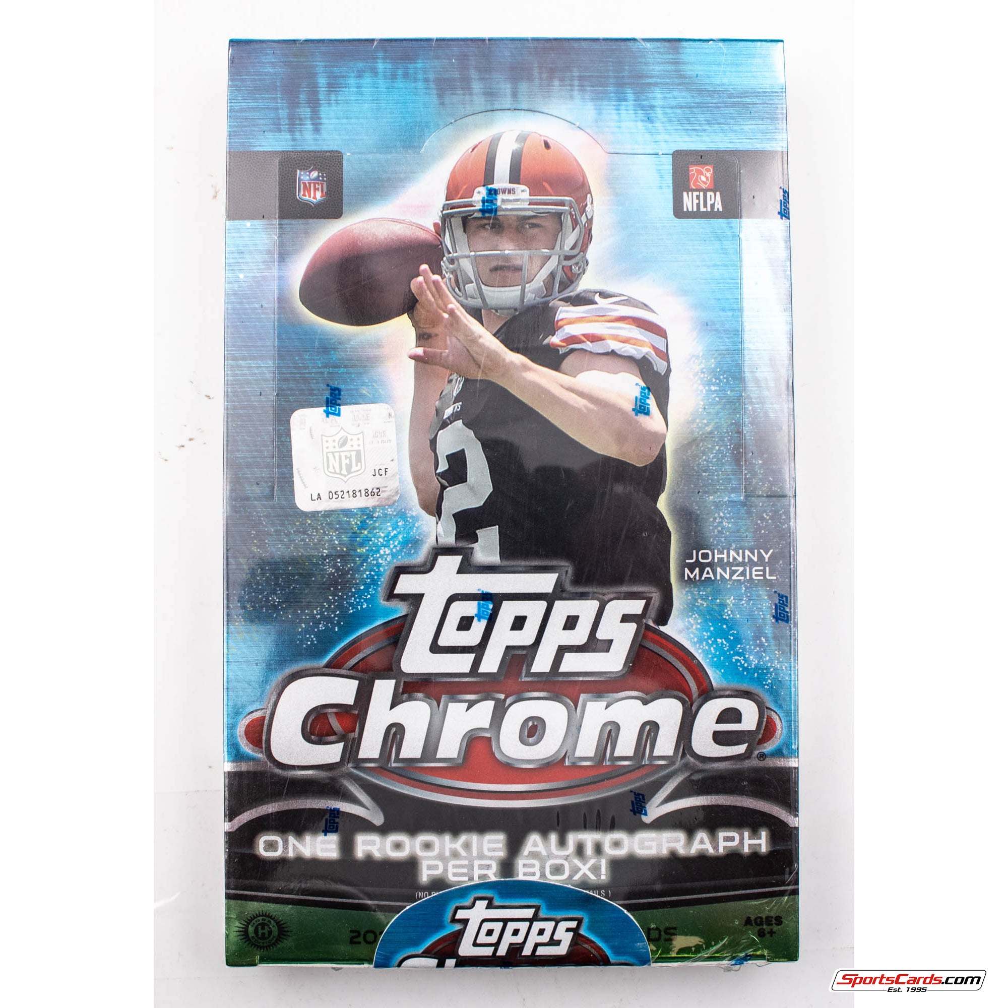 2014 Topps Chrome Football Factory Sealed Hobby Box - One Auto Per Box