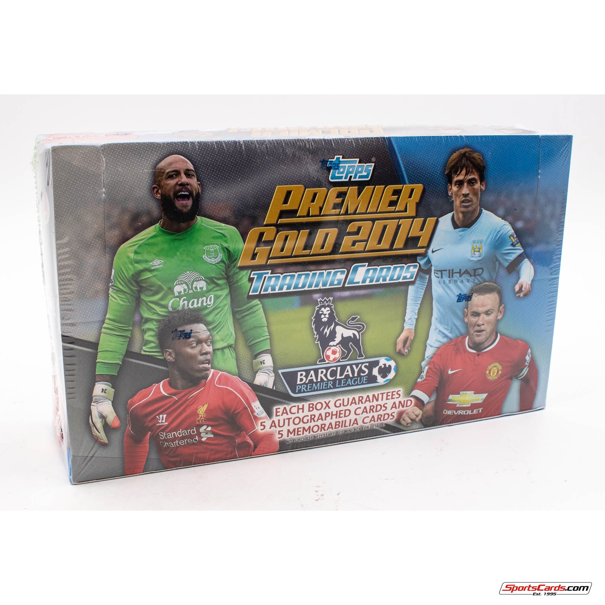 2014 Topps Premier Gold EPL Premier League Unopened Master Hobby Box 5 Autos!