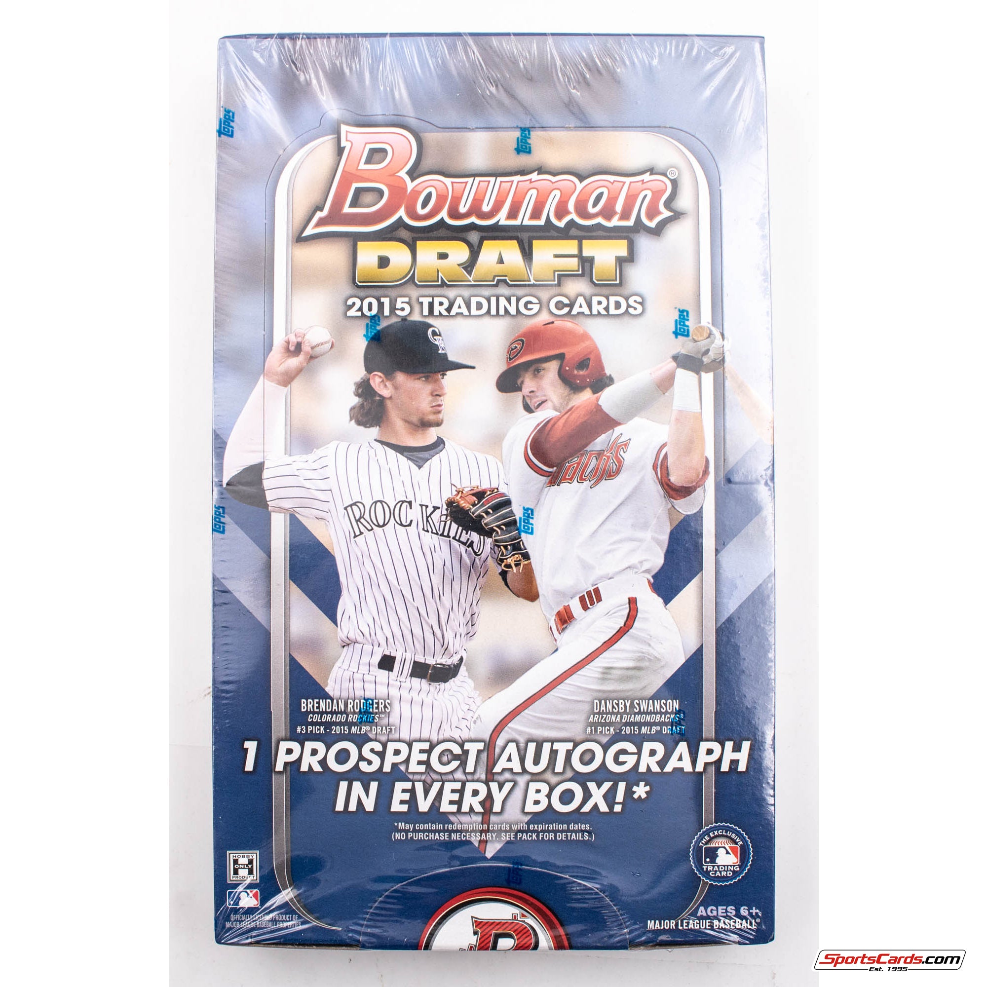 2015 Bowman Draft Baseball Hobby Box - 1 Auto Per Box!