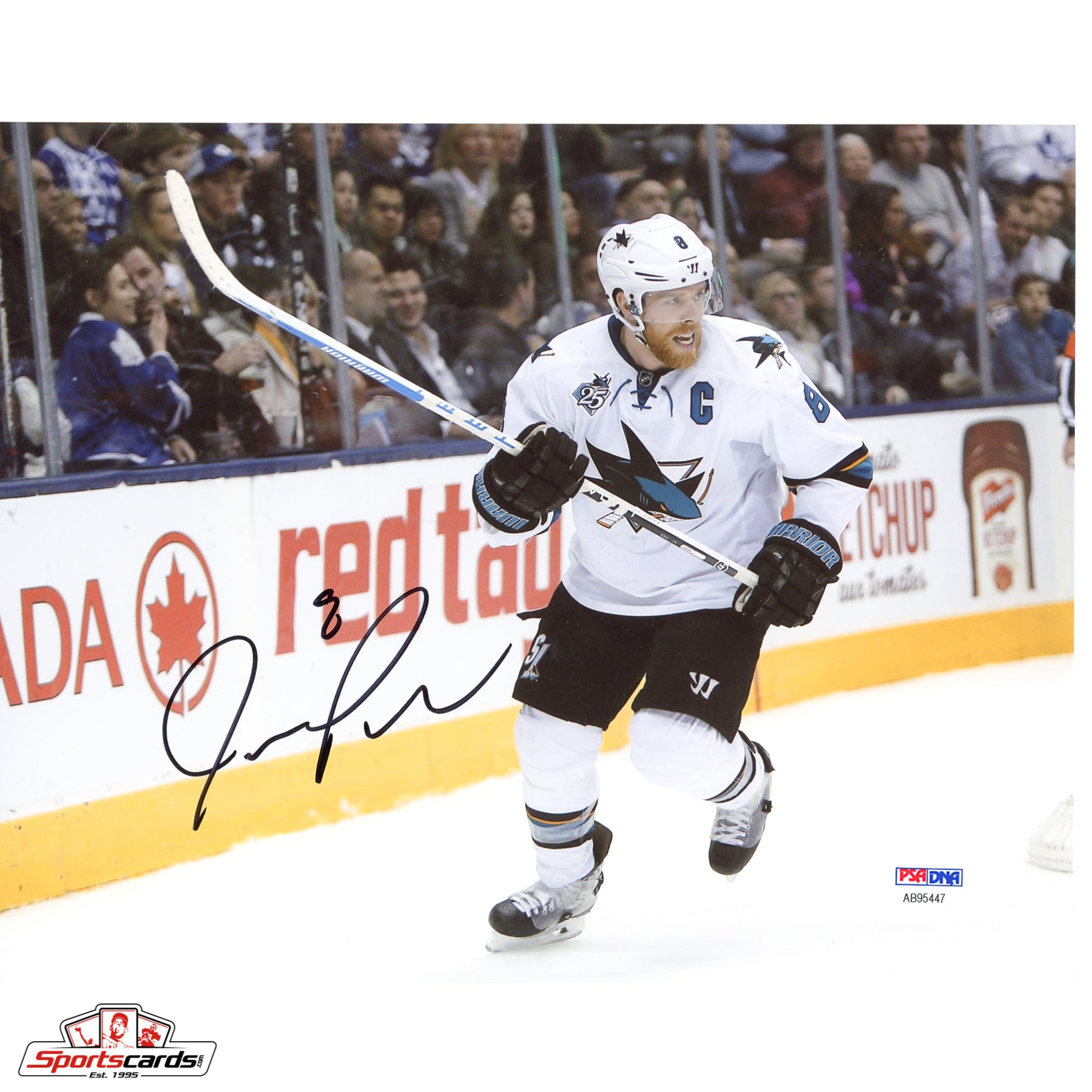 Joe Pavelski San Jose Sharks Signed Auto 8x10 Photo - PSA/DNA