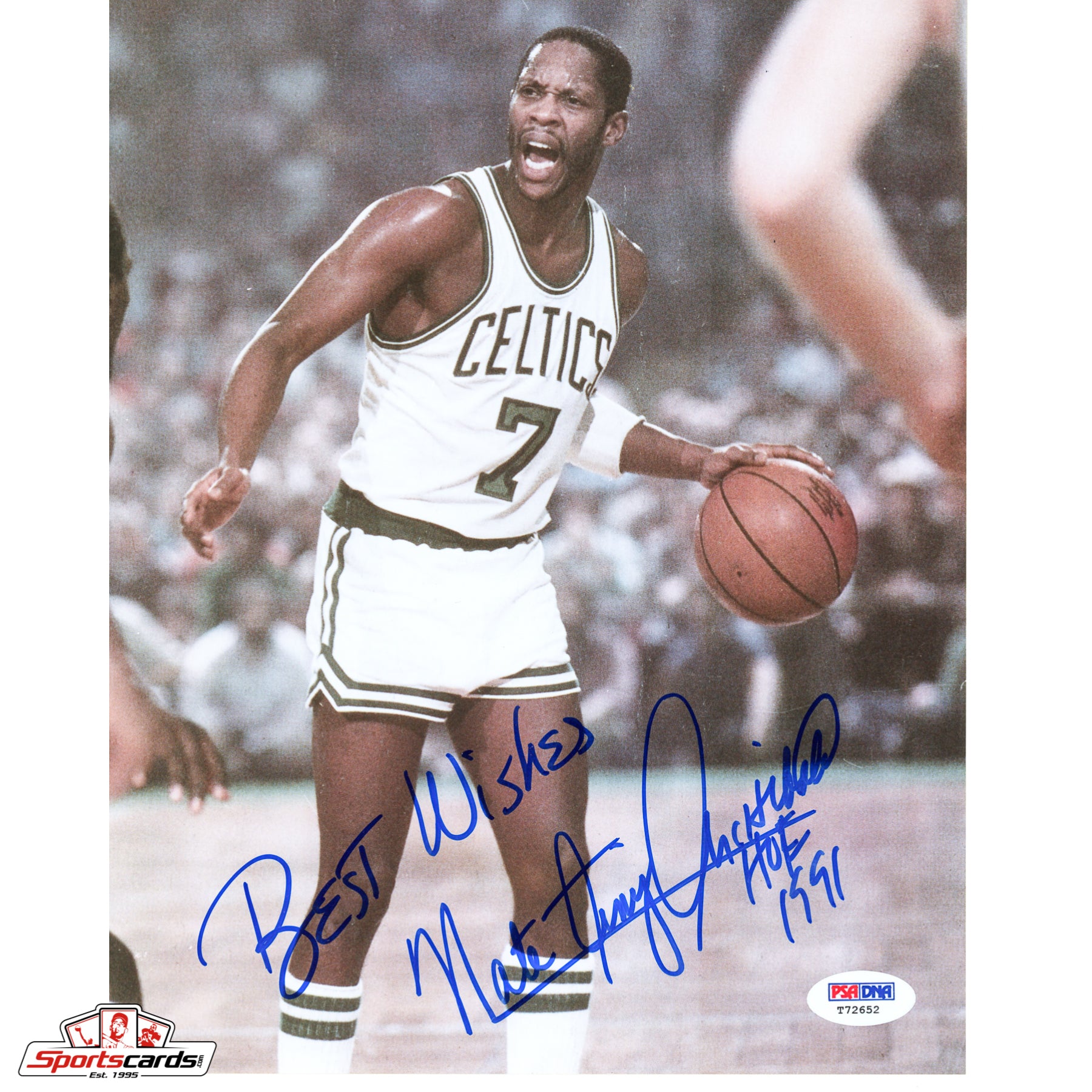 Nate "Tiny" Archibald Boston Celtics Signed Auto 8x10 Photo - PSA/DNA