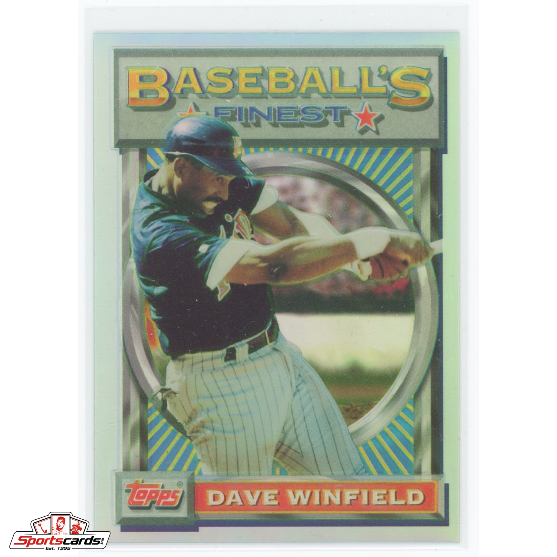 1993 Finest Dave Winfield Refractor #162 Minnesota Twins