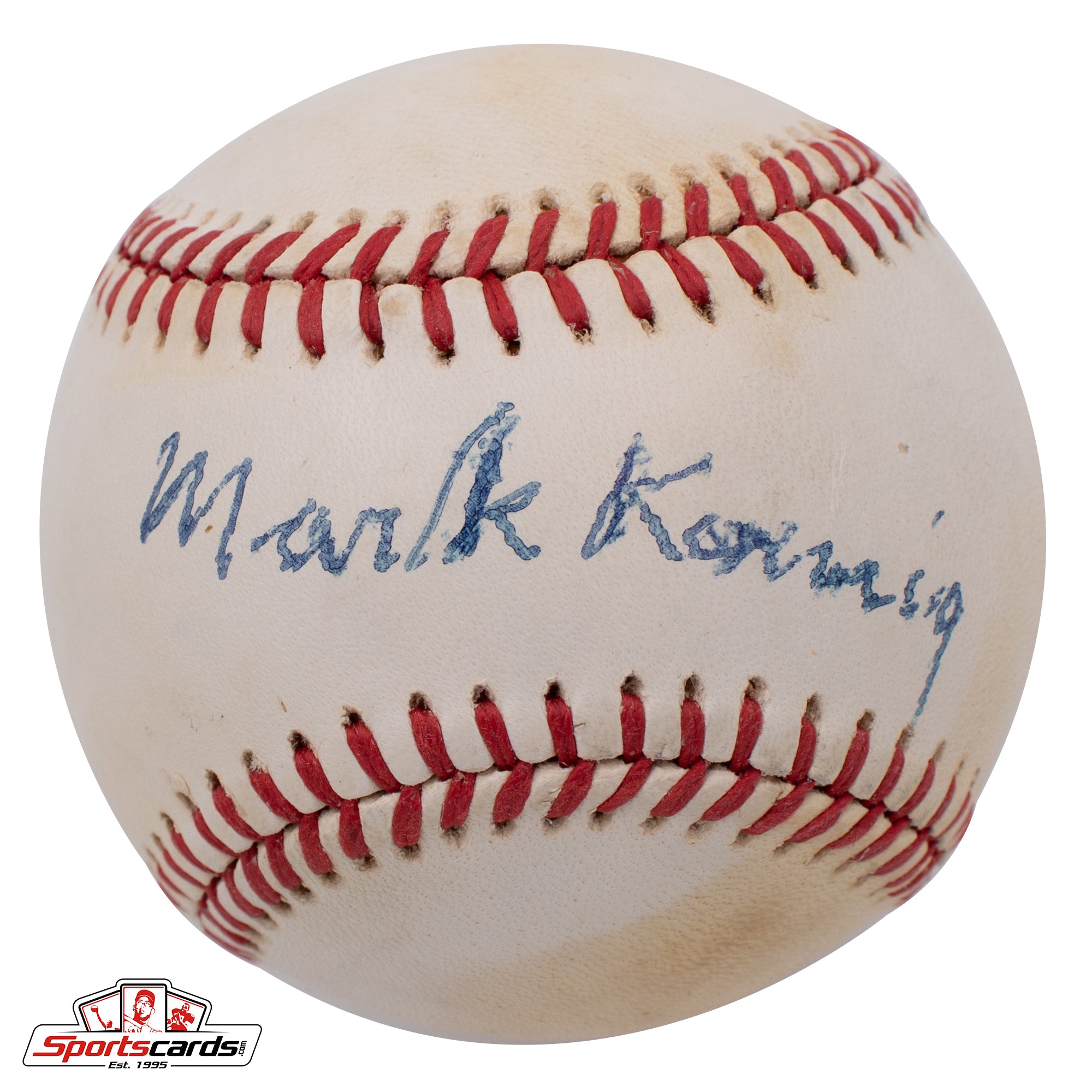 Mark Koenig (d. 1993) Single Signed Baseball 1927 NY Yankees Beckett BAS