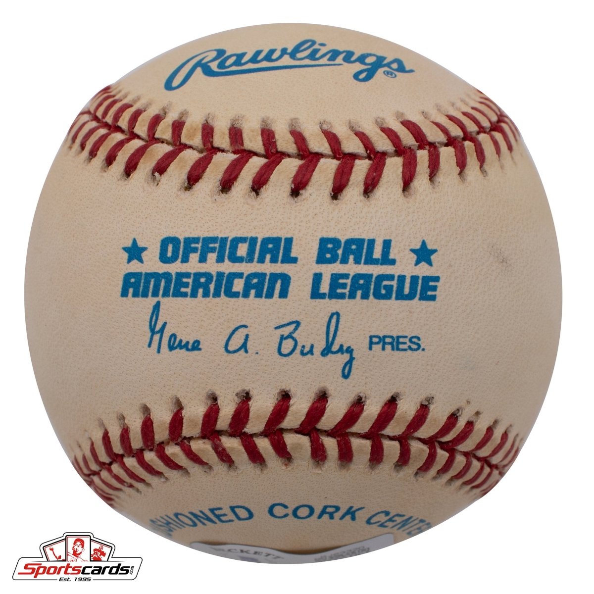 Johnny Kucks (d.2013) Single Signed Baseball Beckett BAS Yankees