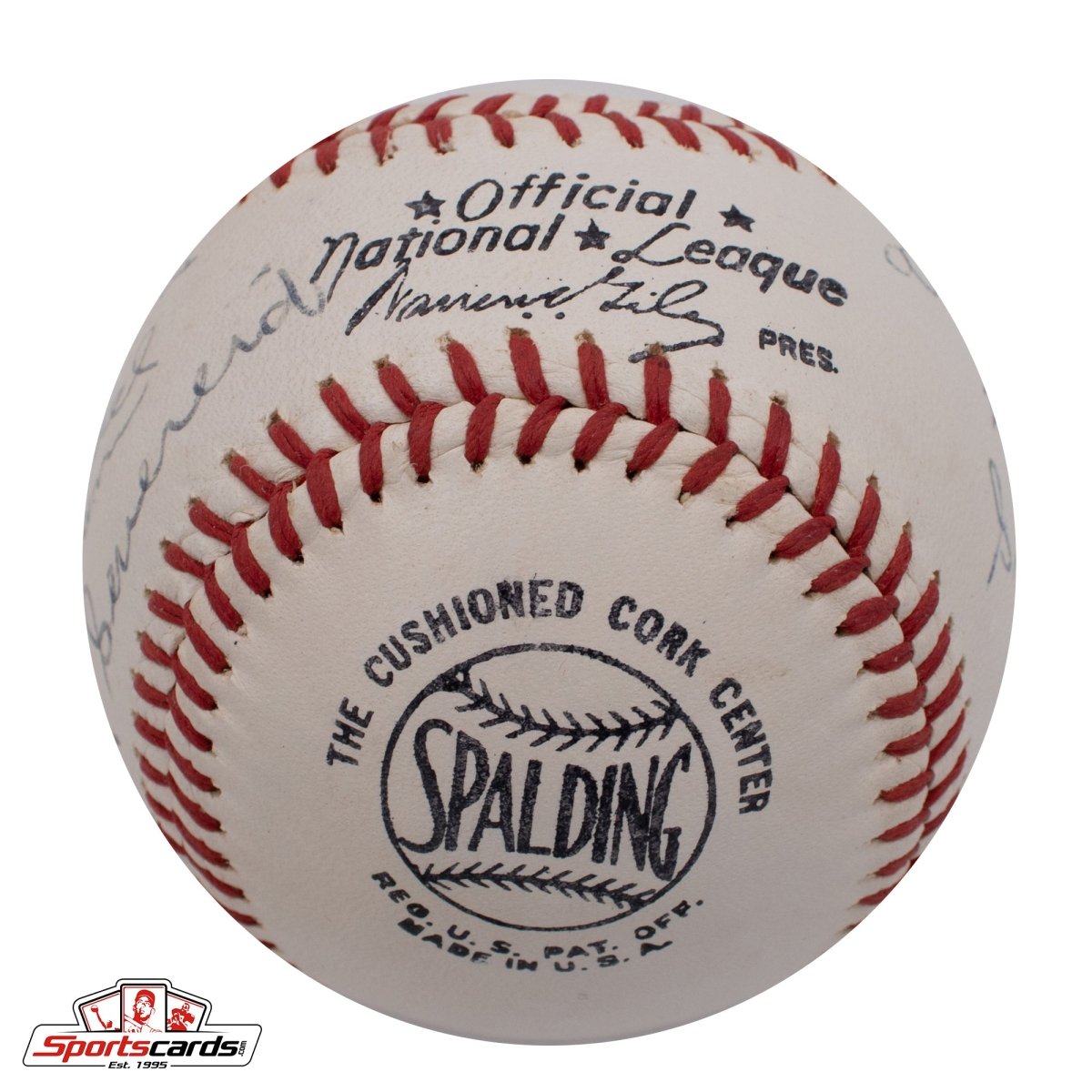 Rare Hank Severeid (d.1968) Single Signed Baseball Beckett BAS 1926 Yankees