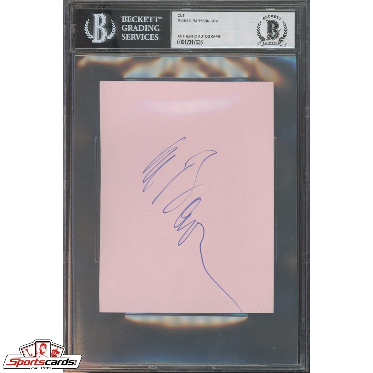 Mikhail Baryshnikov Signed Auto Album Page Beckett BAS