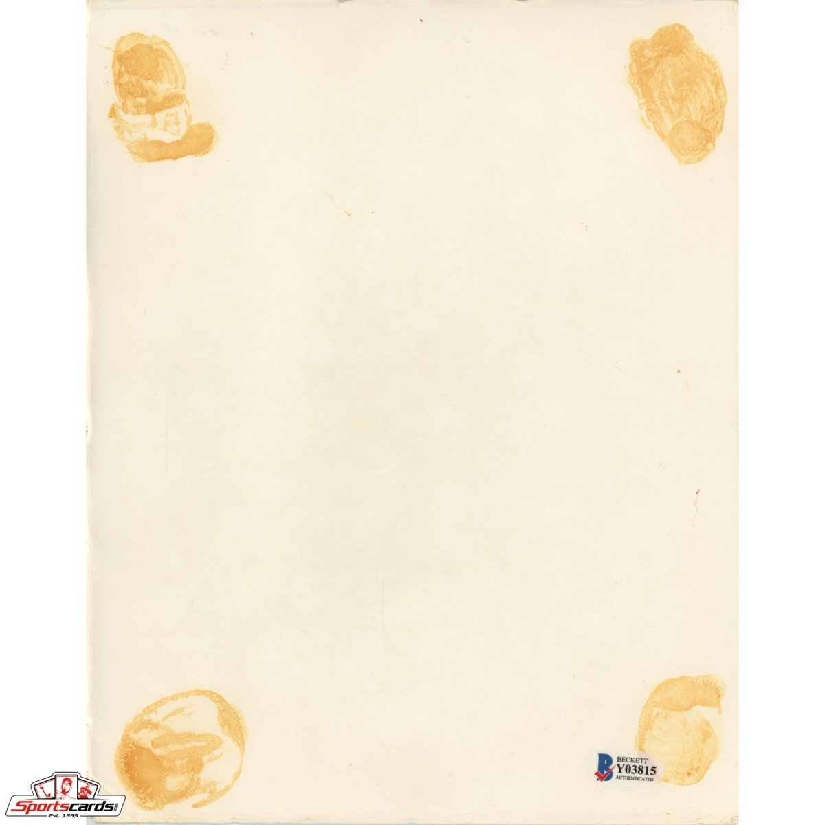 Larry O&#39;Brien Signed Auto Photo Beckett BAS NBA Commissioner