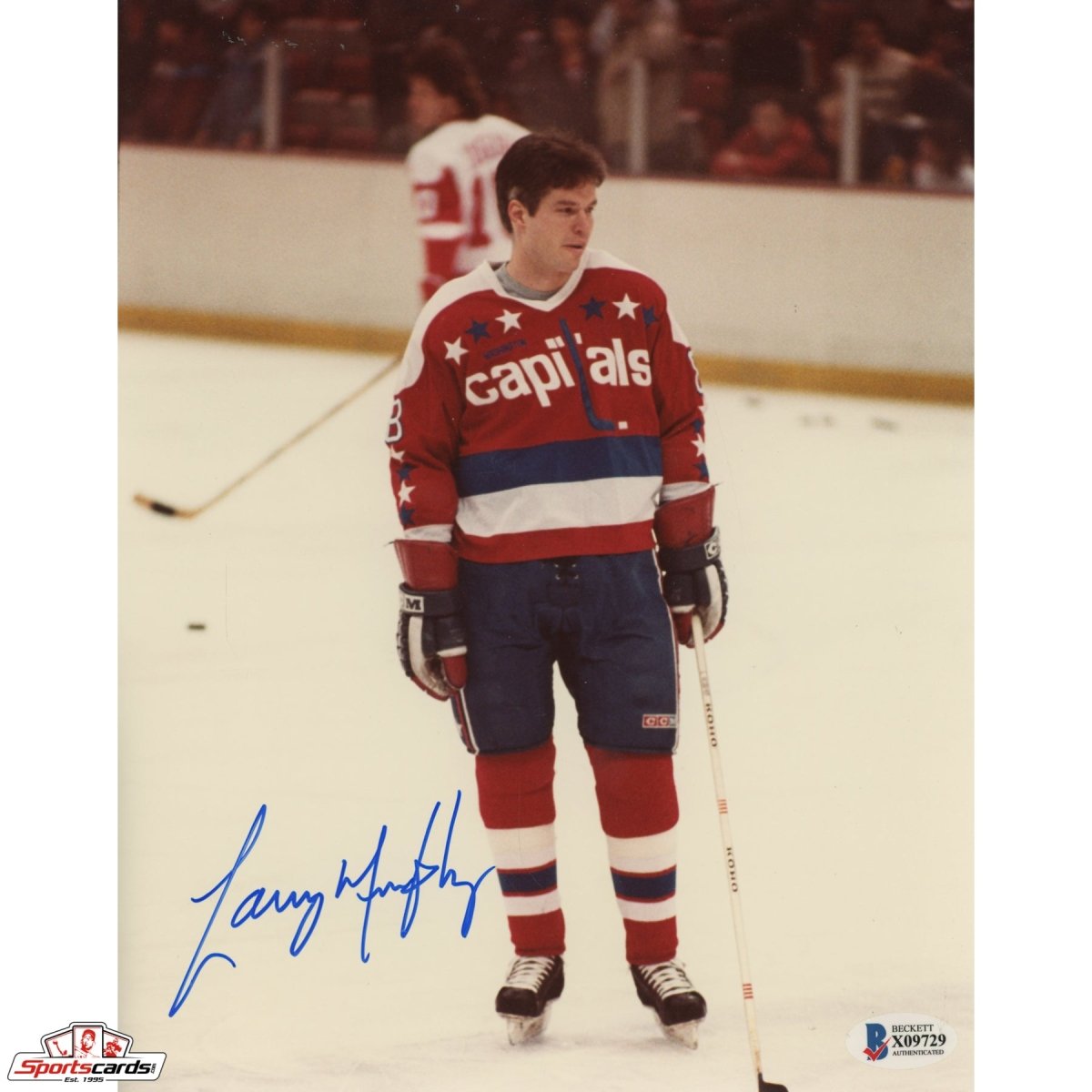 Larry Murphy Signed Auto 8x10 Photo Beckett BAS Capitals