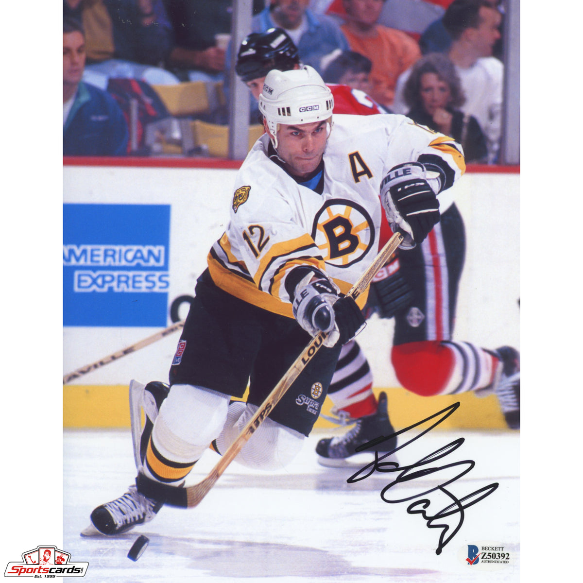 Adam Oates Signed Auto 8x10 Photo Beckett BAS Bruins - Sportscards.com