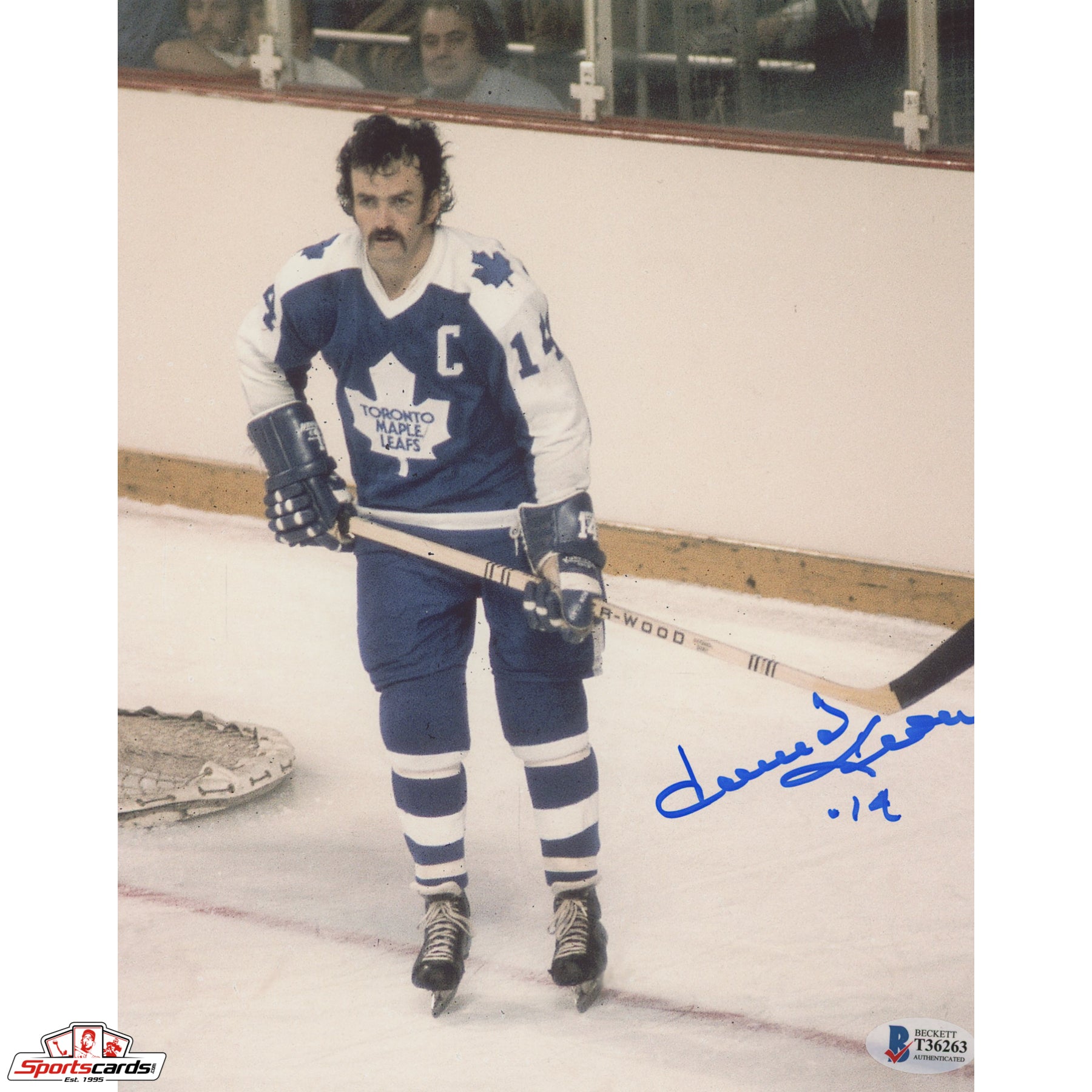 Dave Keon Signed Auto 8x10 Photo Beckett BAS Maple Leafs