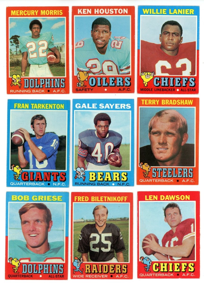 1971 TOPPS FOOTBALL COMPLETE SET BREAK - 10 CARDS PER BOX