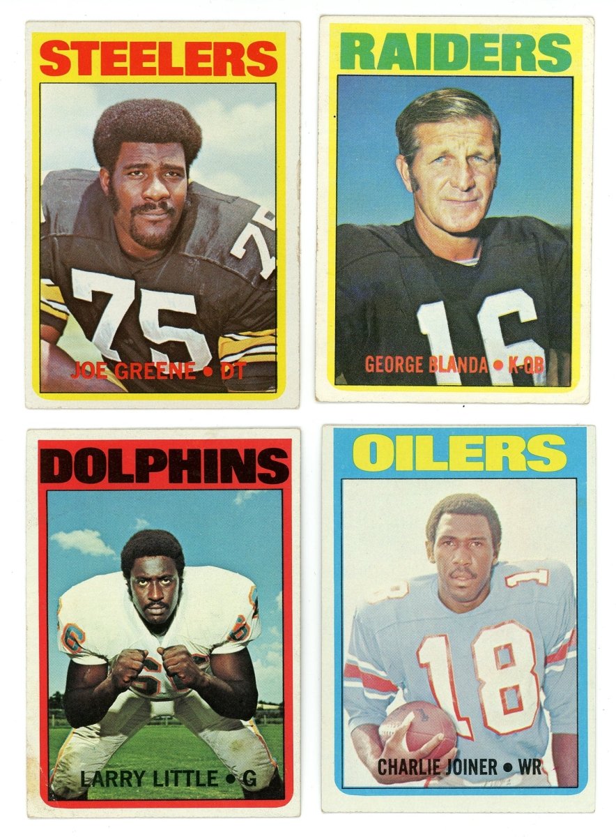 1972 TOPPS FOOTBALL LOW NUMBER SET BREAK BOX– 10 CARDS PER BOX!