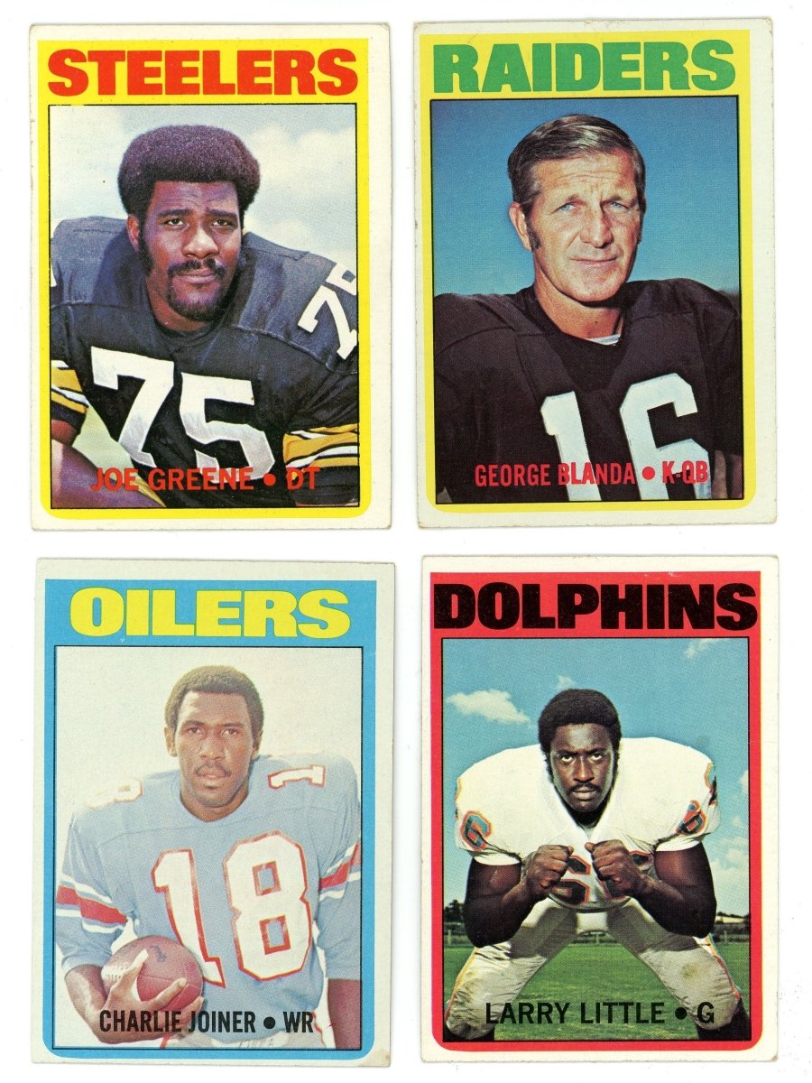 1972 TOPPS FOOTBALL LOW NUMBER SET BREAK BOX– 10 CARDS PER BOX! 2 HOFERS IN EVERY BOX!