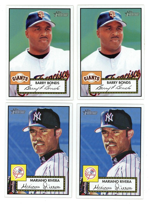 2001 Topps Heritage Baseball Master Set w/All SPs Plus Insert Sets - 1 ...