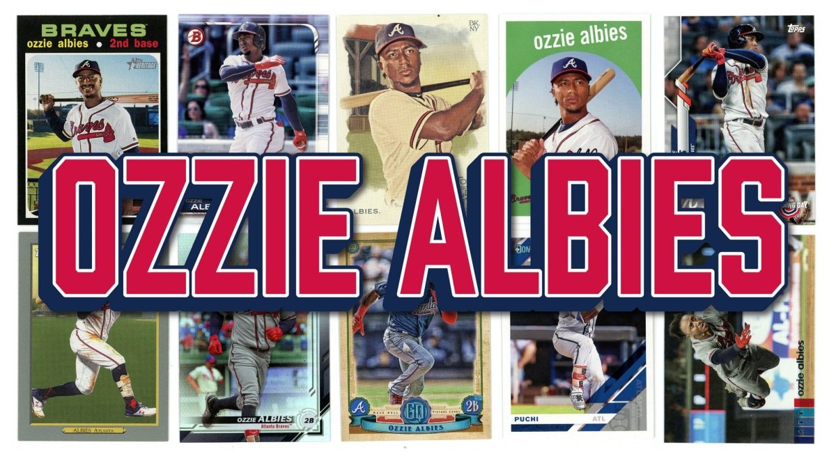 Ozzie Albies (10) Different Card Player Pack - In Semi Rigid Holders!