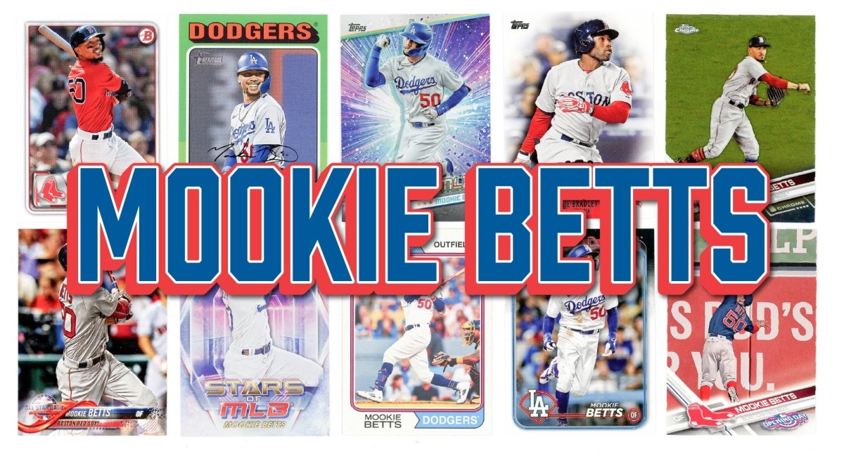 Mookie Betts (10) Different Card Player Pack - In Semi Rigid Holders!