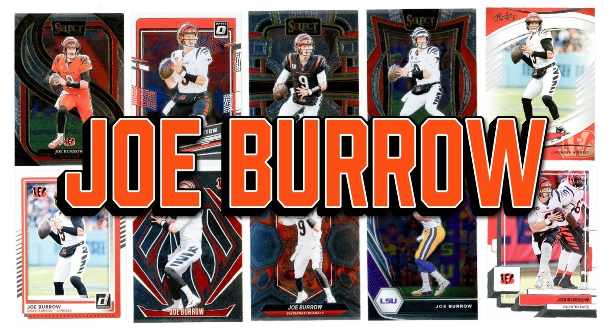 Joe Burrow (10) Different Card Player Pack - In Semi Rigid Holders!
