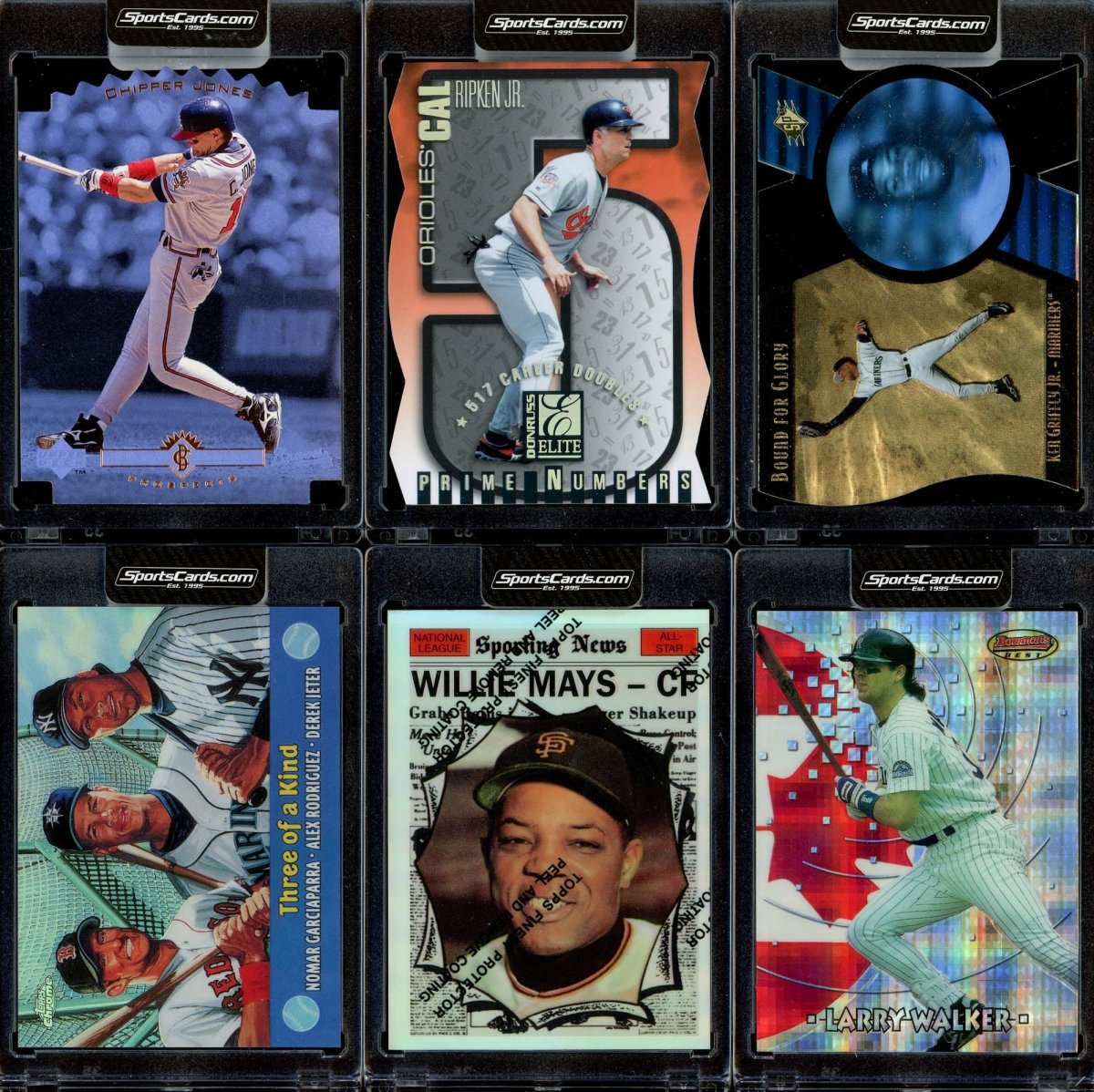 1990'S INSERT &amp; PARALLEL MYSTERY BLACK PACK - BASEBALL
