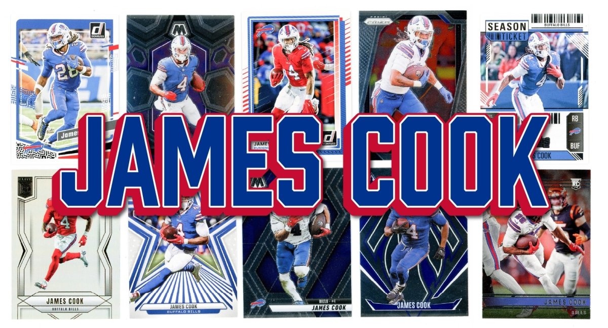 James Cook (10) Different Card Player Pack - In Semi Rigid Holders!