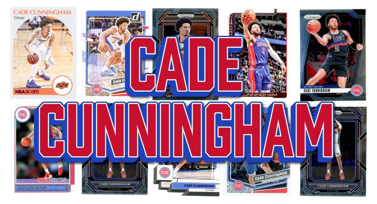 Cade Cunningham (10) Different Card Player Pack - In Semi Rigid Holders!