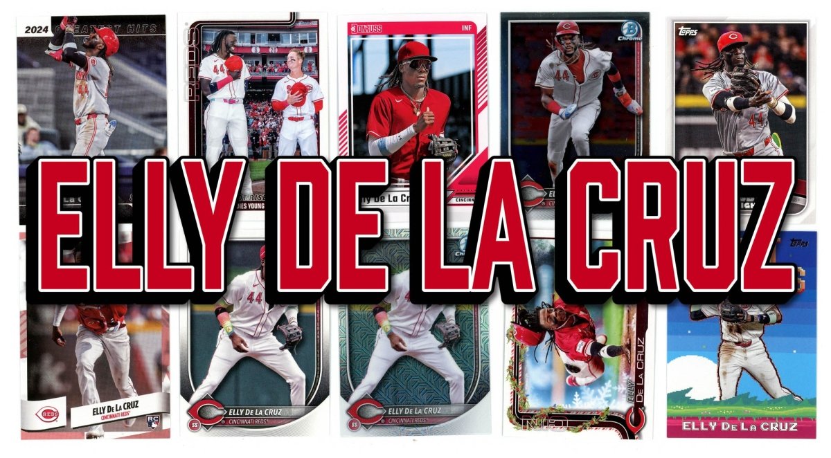 Elly De La Cruz (10) Different Card Player Pack - In Semi Rigid Holders!