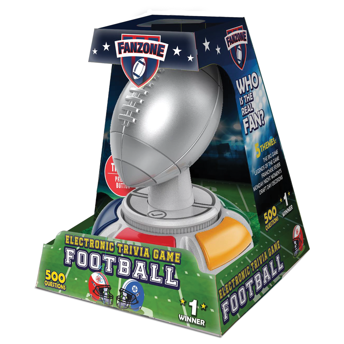 Fanzone Football Trivia Electronic Game – NFL Quiz for Fans &amp; Game Night