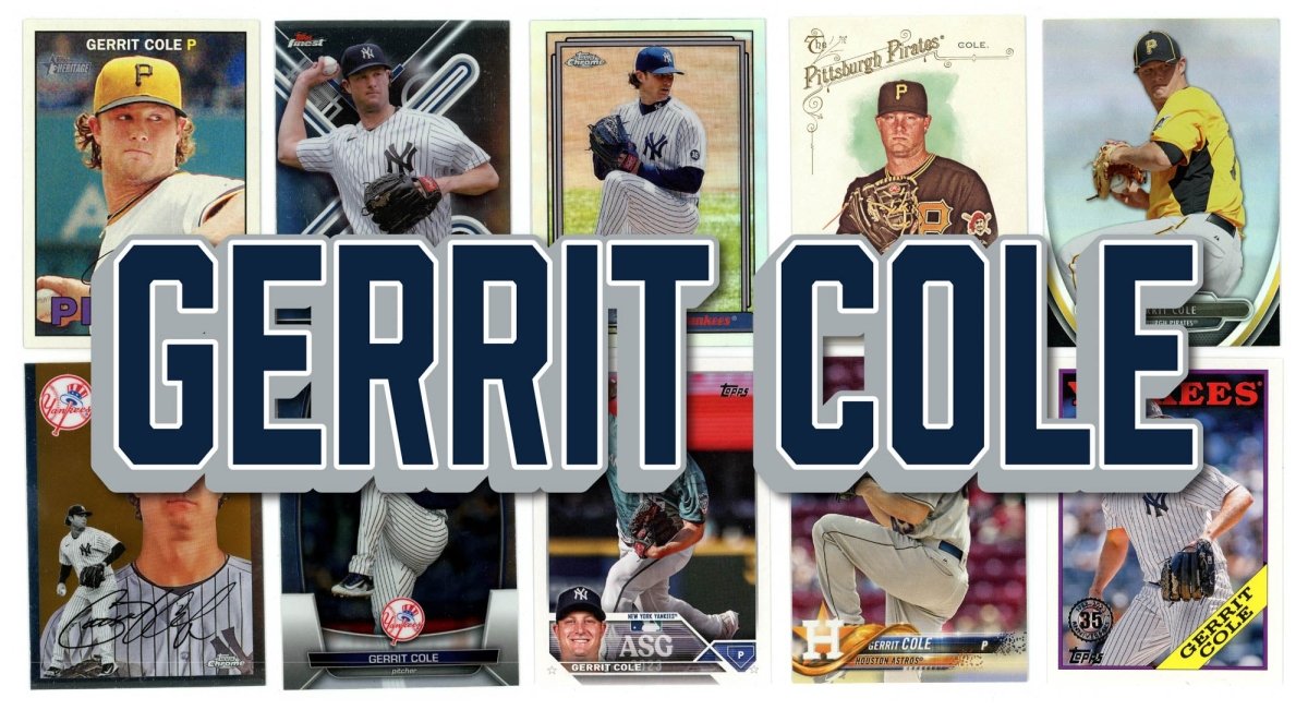 Gerrit Cole (10) Different Card Player Pack - In Semi Rigid Holders!