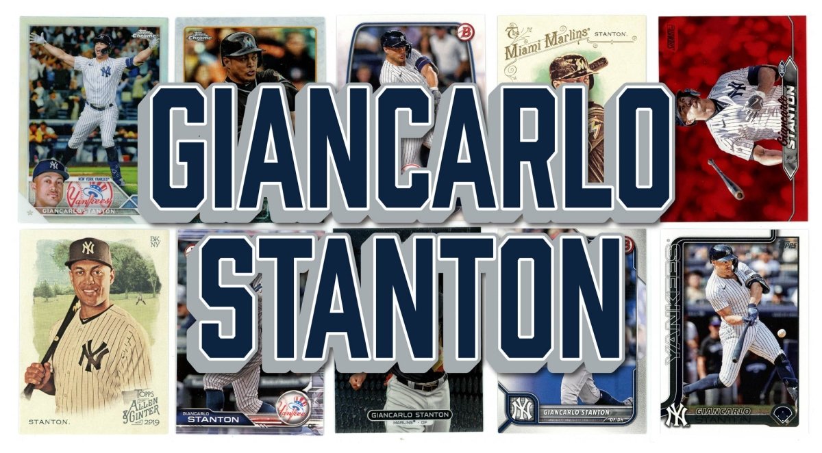 Giancarlo Stanton (10) Different Card Player Pack - In Semi Rigid Holders!