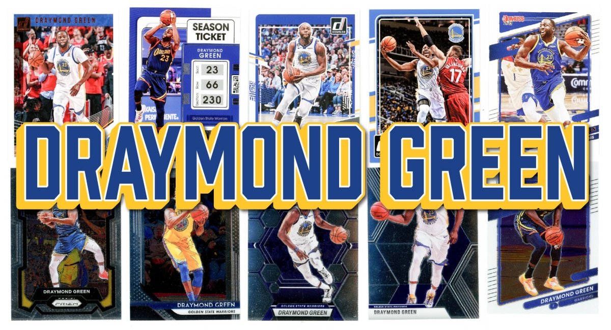 Draymond Green (10) Different Card Player Pack - In Semi Rigid Holders!