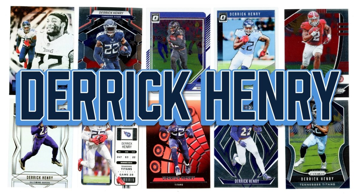 Derrick Henry (10) Different Card Player Pack - In Semi Rigid Holders!