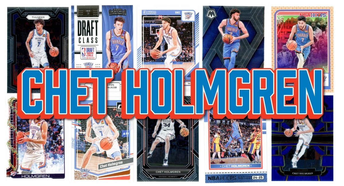 Chet Holmgren (10) Different Card Player Pack - In Semi Rigid Holders!