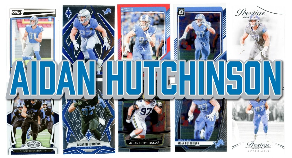 Aidan Hutchinson (10) Different Card Player Pack - In Semi Rigid Holders!