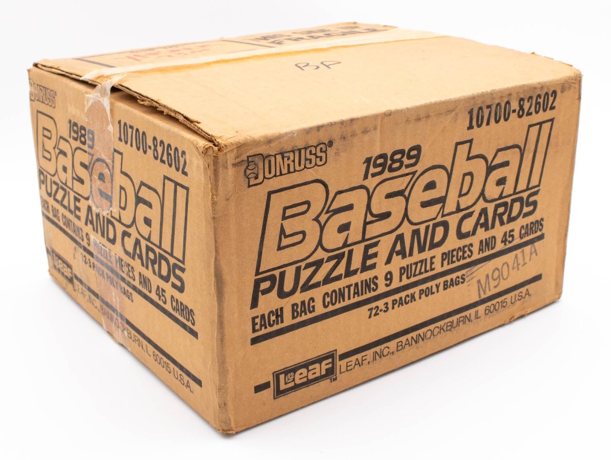 1989 Donruss Baseball Rack Pack Case - 72 Packs Look for Griffey Jr. RC's