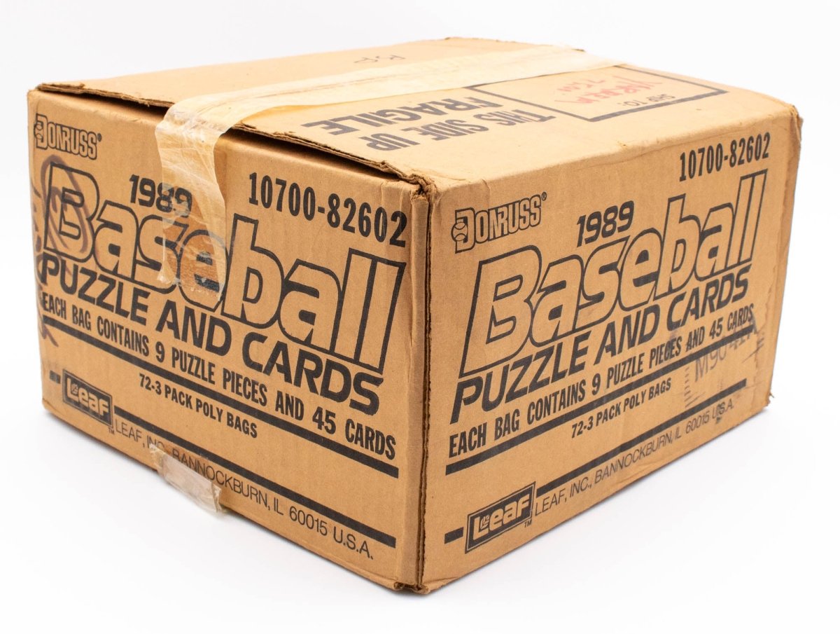1989 Donruss Baseball Rack Pack Case - 72 Packs Look for Griffey Jr. RC's