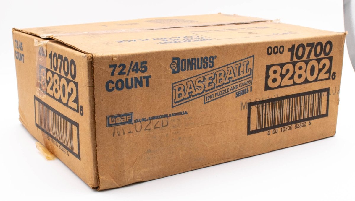 1991 Donruss Baseball Series 1 Rack Pack Case - 72 Packs