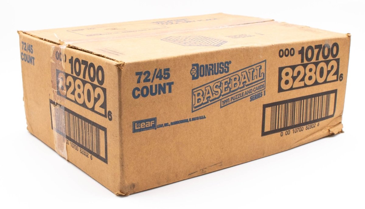 1991 Donruss Baseball Series 1 Rack Pack Case - 72 Packs