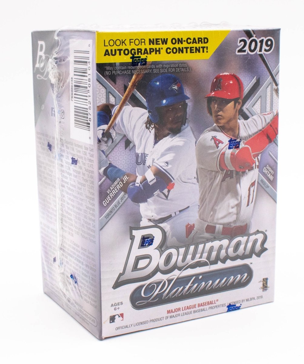 2019 Bowman Platinum Baseball Factory Sealed Blaster Box
