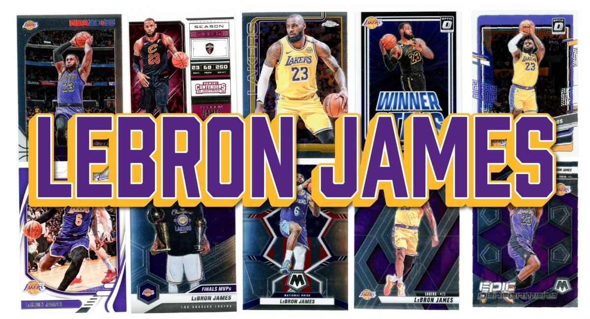 LeBron James (10) Different Card Player Pack - In Semi Rigid Holders!