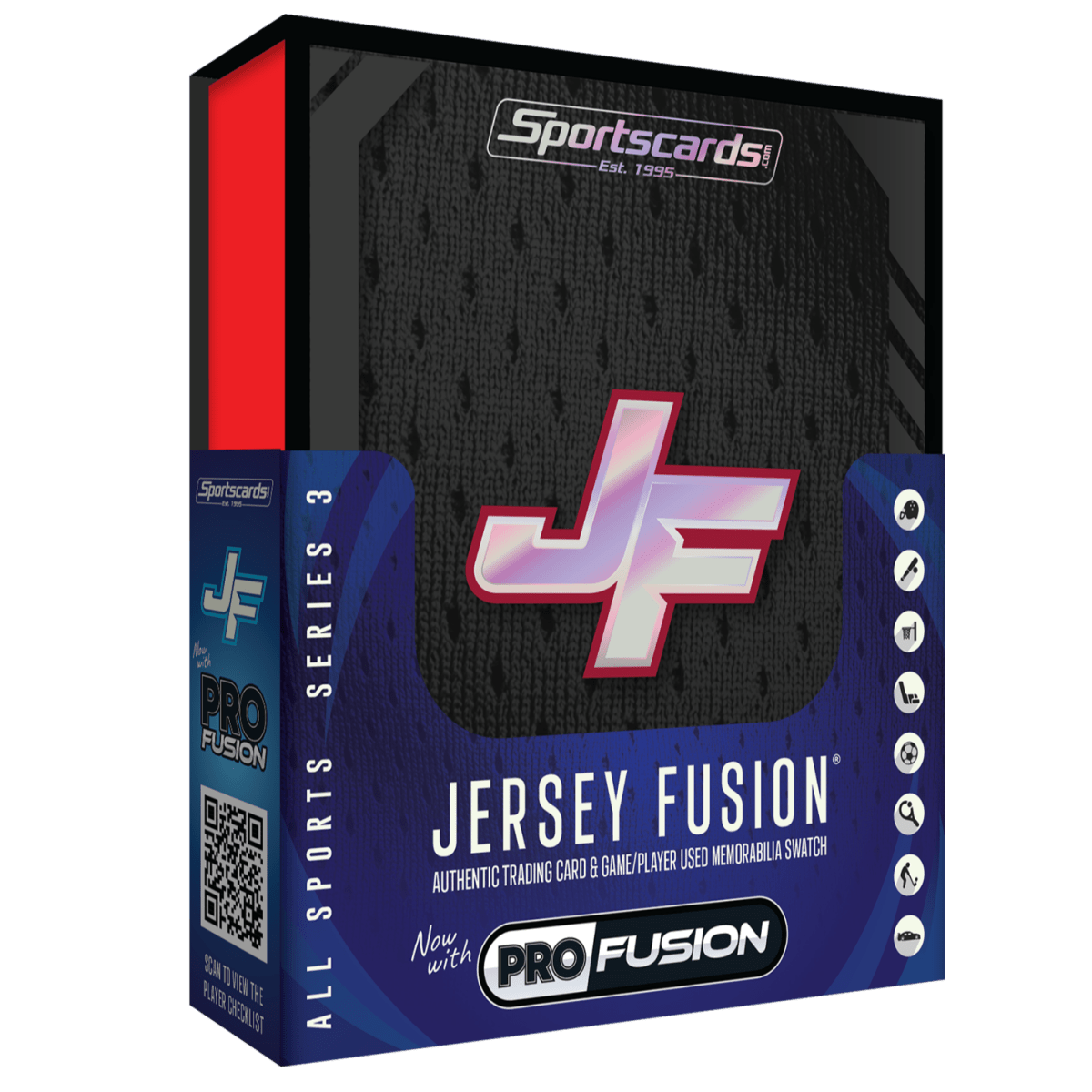 Jersey Fusion All Sports Series 3 Sealed Box - (1) Jersey Fusion Per Box