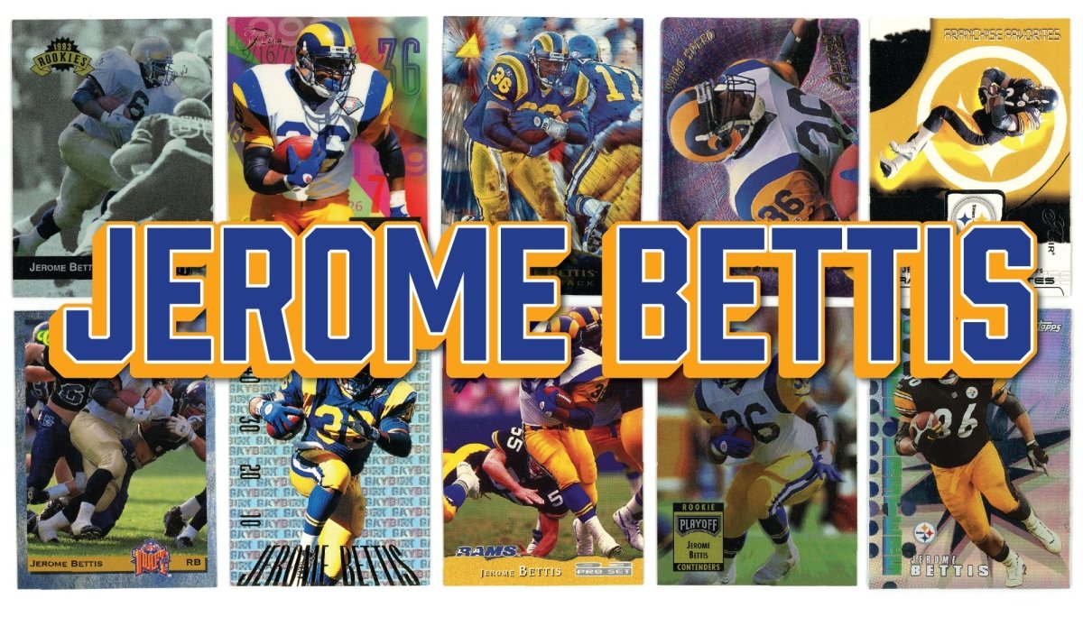 Jerome Bettis (10/25) Different Card Player Pack – In Semi Rigid Holders!