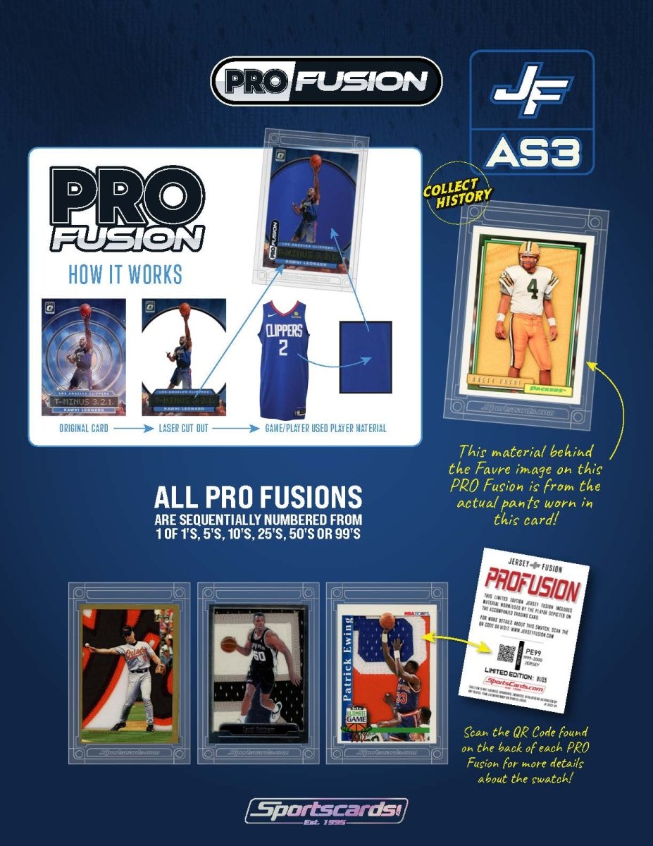 Jersey Fusion All Sports Series 3 Display Box - (10) Sealed Boxes
