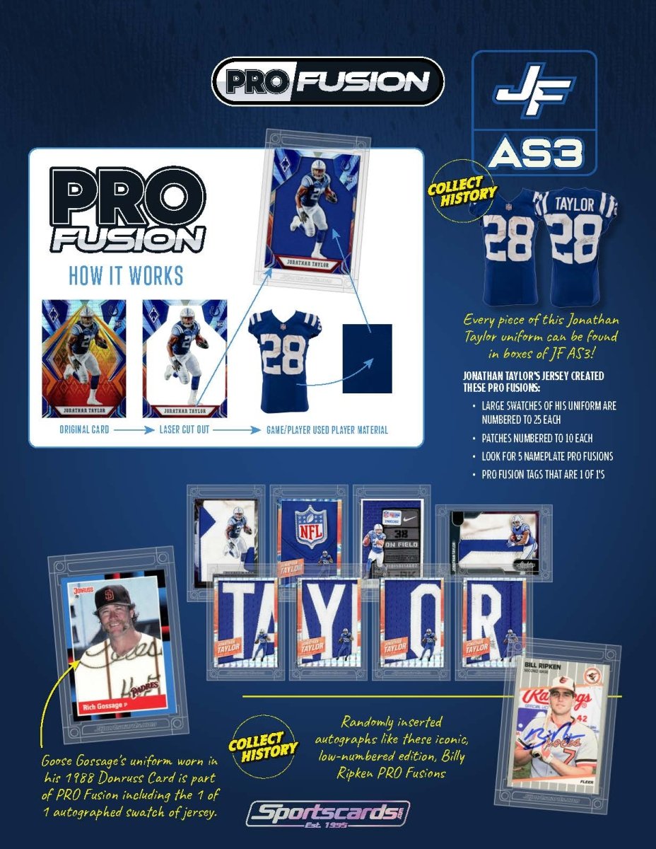 Jersey Fusion All Sports Series 3 Case - (100) Sealed Boxes Per Case