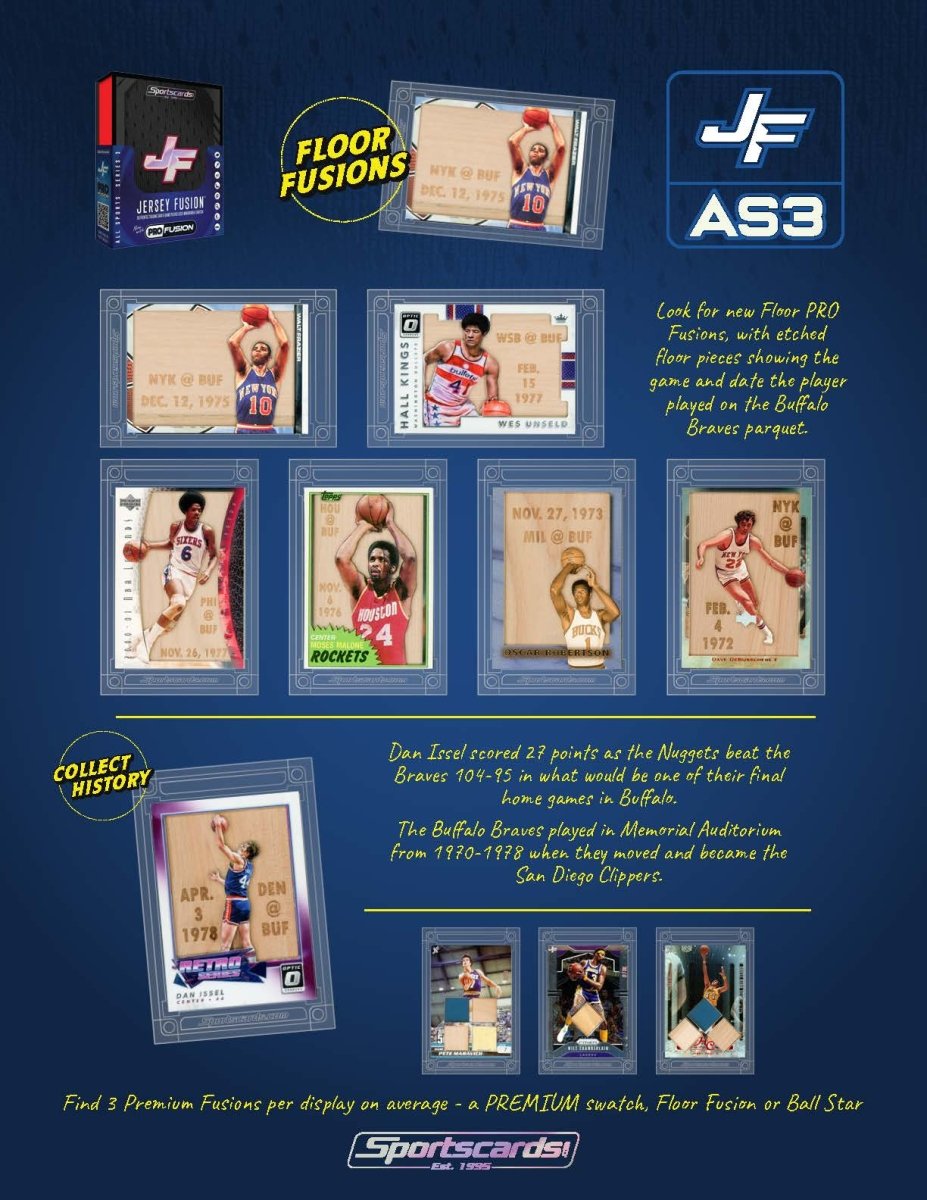 Jersey Fusion All Sports Series 3 Case - (100) Sealed Boxes Per Case