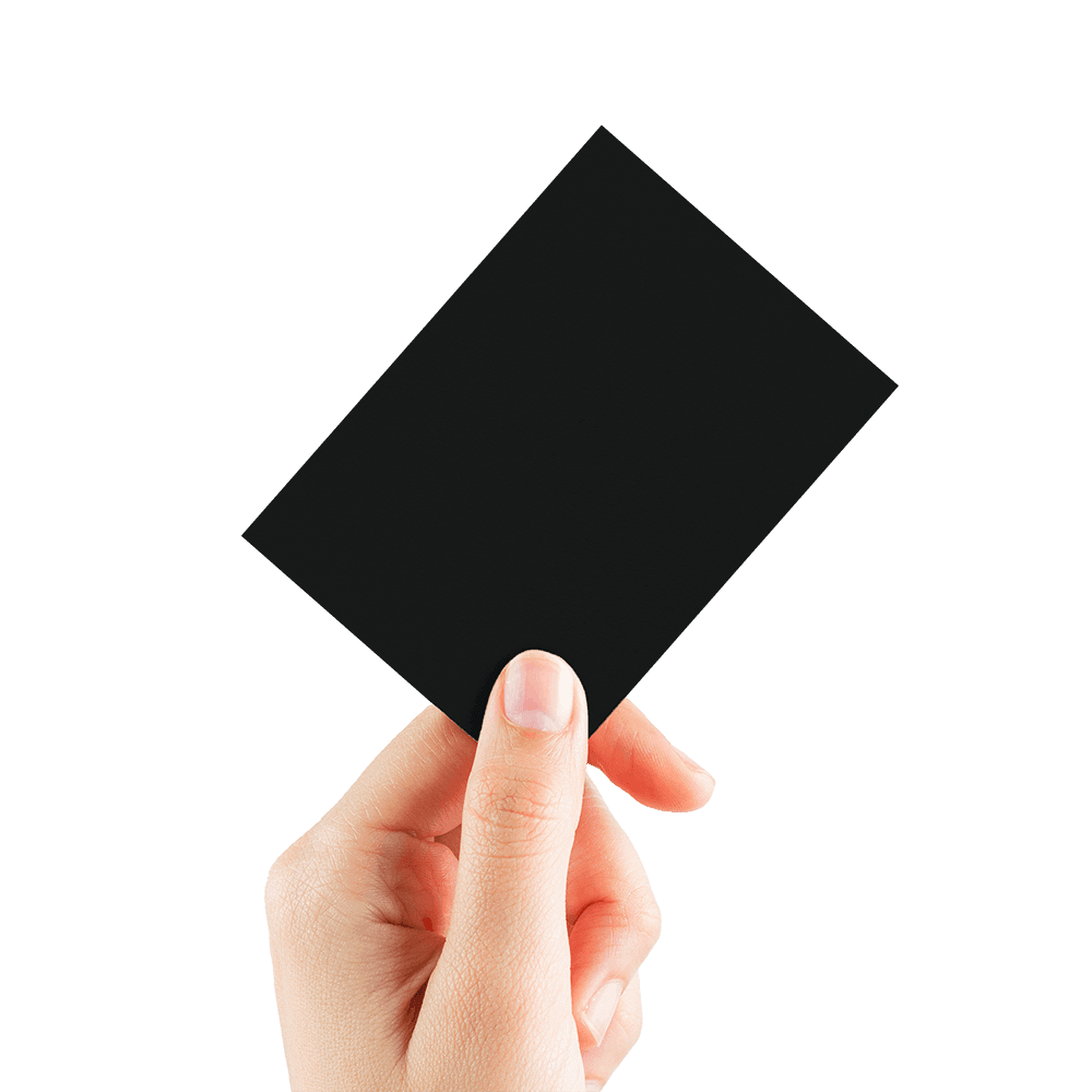 ECLIPSE® Gloss Standard DECK PROTECTOR® Sleeves: Jet Black - 105ct