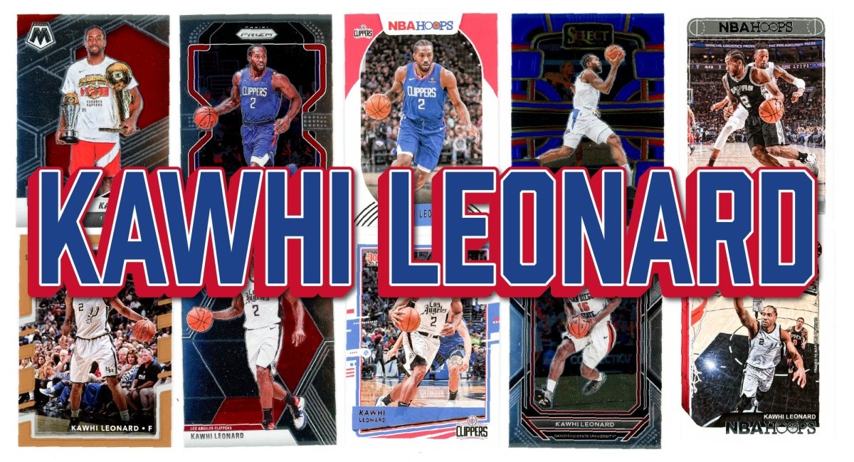 Kawhi Leonard (10) Different Card Player Pack - In Semi Rigid Holders!