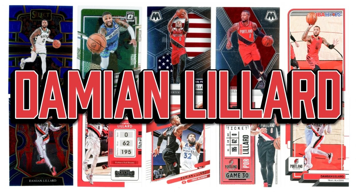 Damian Lillard (10) Different Card Player Pack - In Semi Rigid Holders!