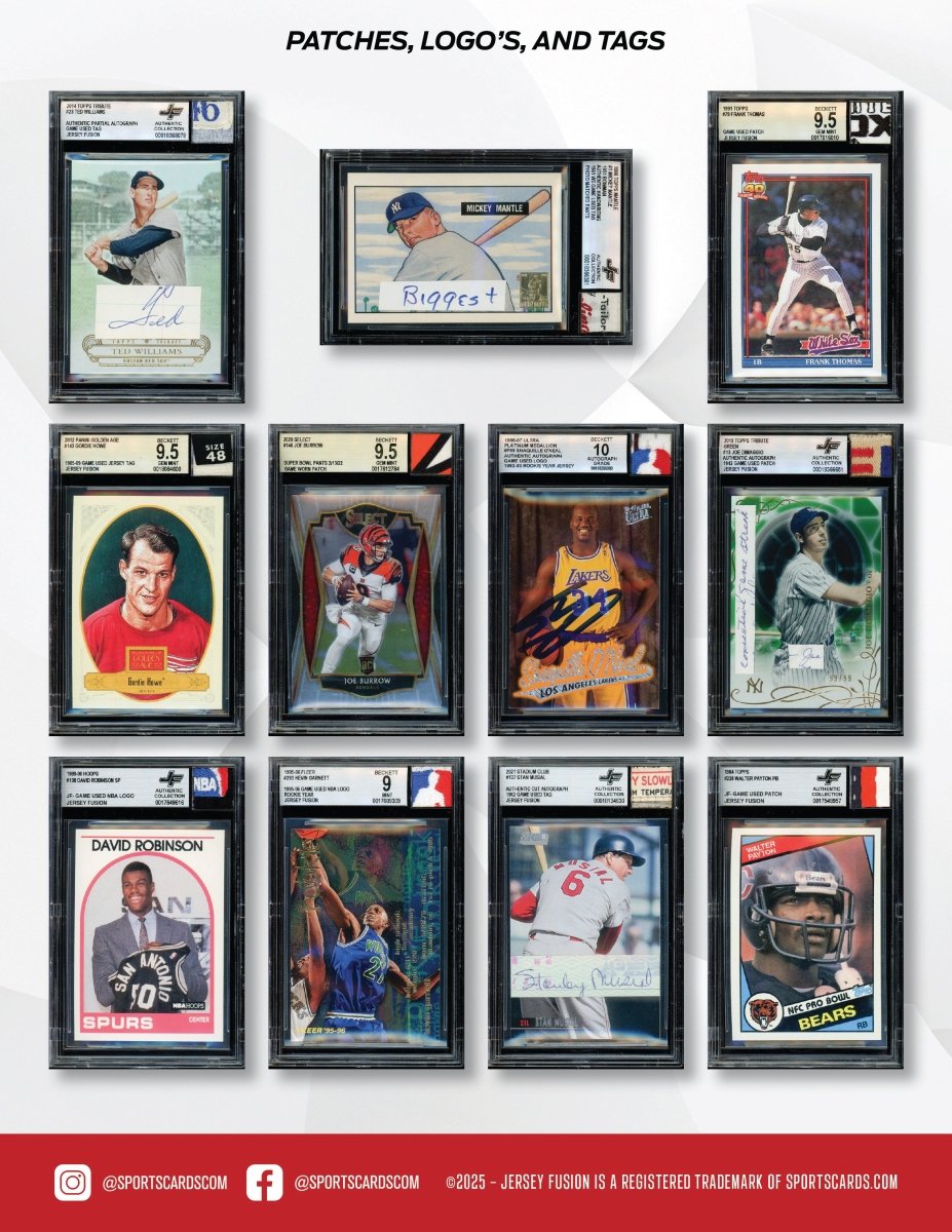 Jersey Fusion "Legendary Collection" Sealed Box - (1) Encapsulated/Graded Card Per Box