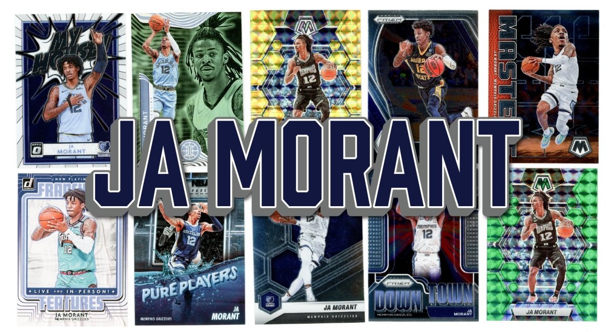Ja Morant (10) Different Card Player Pack - In Semi Rigid Holders!
