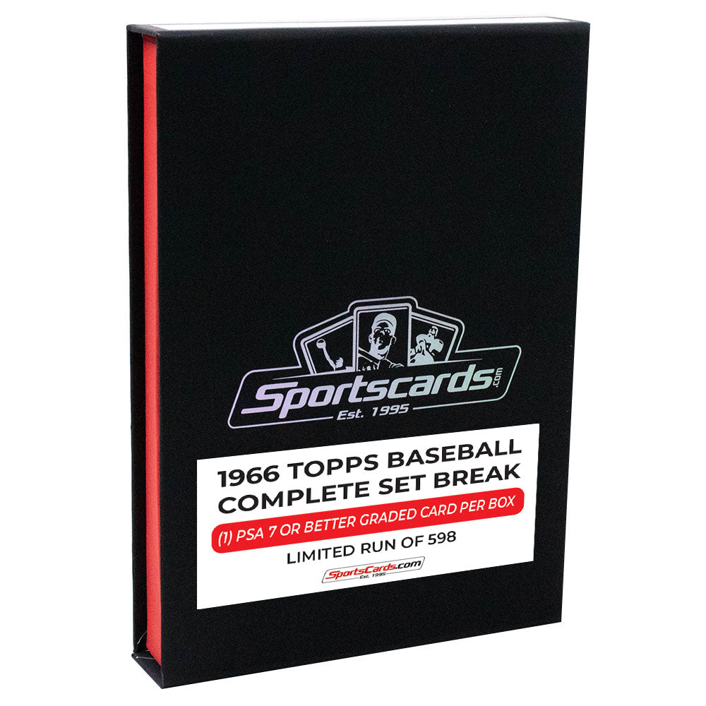 1966 Topps Baseball Complete Graded Set Break - (1) PSA 7 or Better Graded Card Per Box!